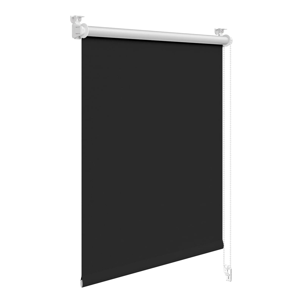 WOLTU Blackout Roller Blind Thermal Roller Blind No Drilling Required Side Pull Sun Protection Opaque Privacy for Windows Doors