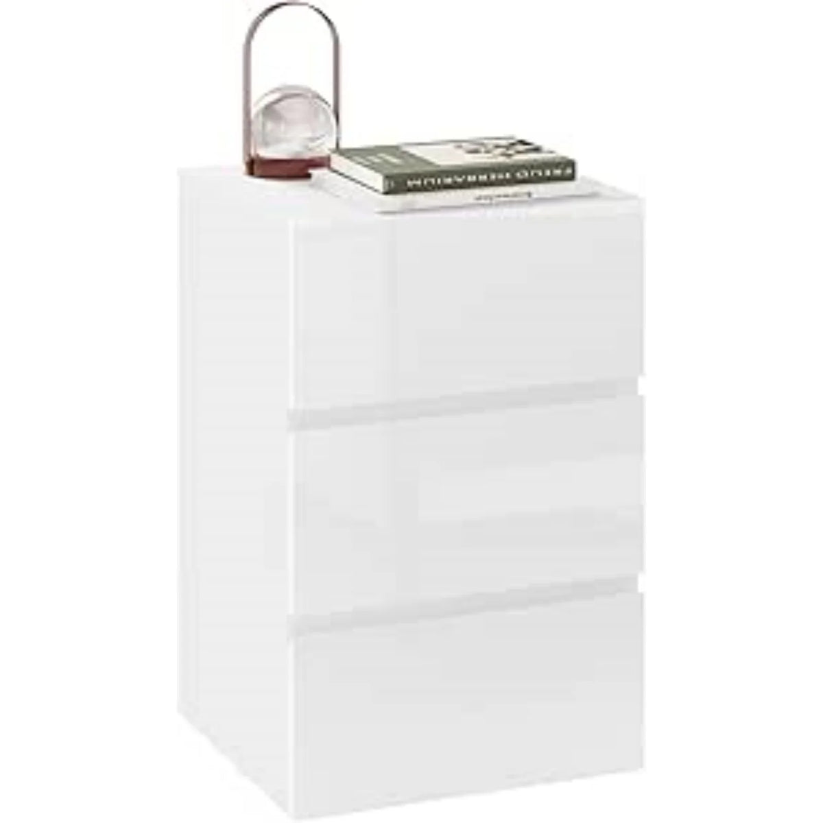 EUGAD Bedside Table Side Table with Large Storage Space Chest of Drawers Wooden Table for Bedroom Living Room