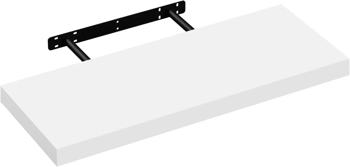 ESituro Wall Shelf Floating Shelf with Invisible Bracket Hanging Wooden Shelf for Bedroom Living Room Office