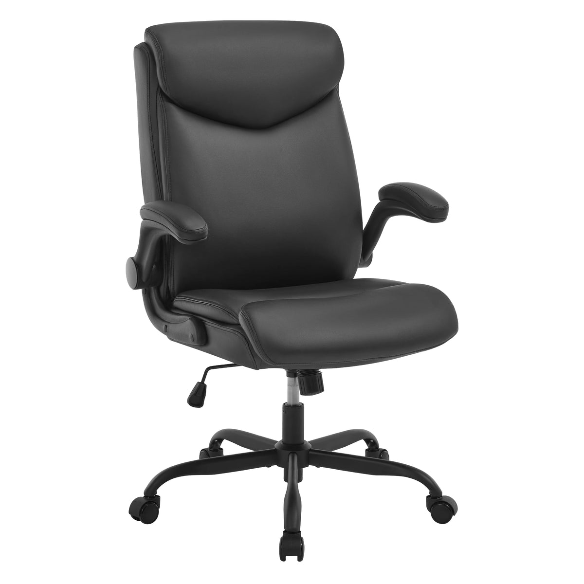 Swivel Work Chair Desk Chair Linen Cotton Chair with Folding Backrest and Armrests Rocking Function Ergonomic for Office Home
