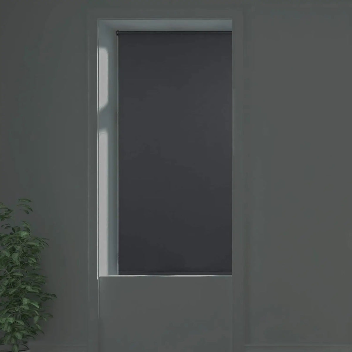 EUGAD Blackout Roller Blind with Accessories and Coating No Drilling Sun Privacy Protection for Windows and Doors
