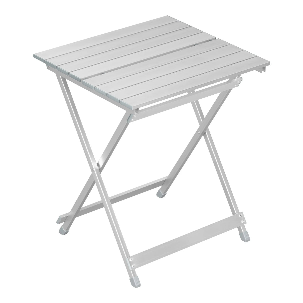Lichtgewicht campingtafel van aluminium van BukkitBow, opvouwbaar en geschikt voor outdoor gebruik, zichtbaar in de afbeelding