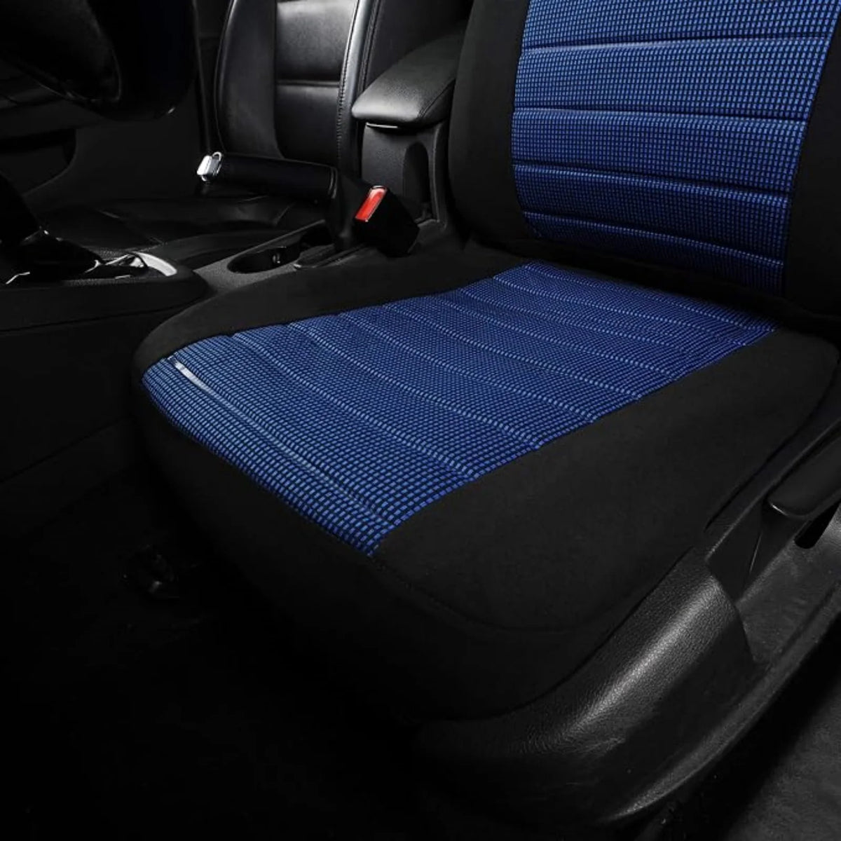 2PCS Universal Car Seat Covers Polyester Seat Protector with Headrest Airbag Protective for Car