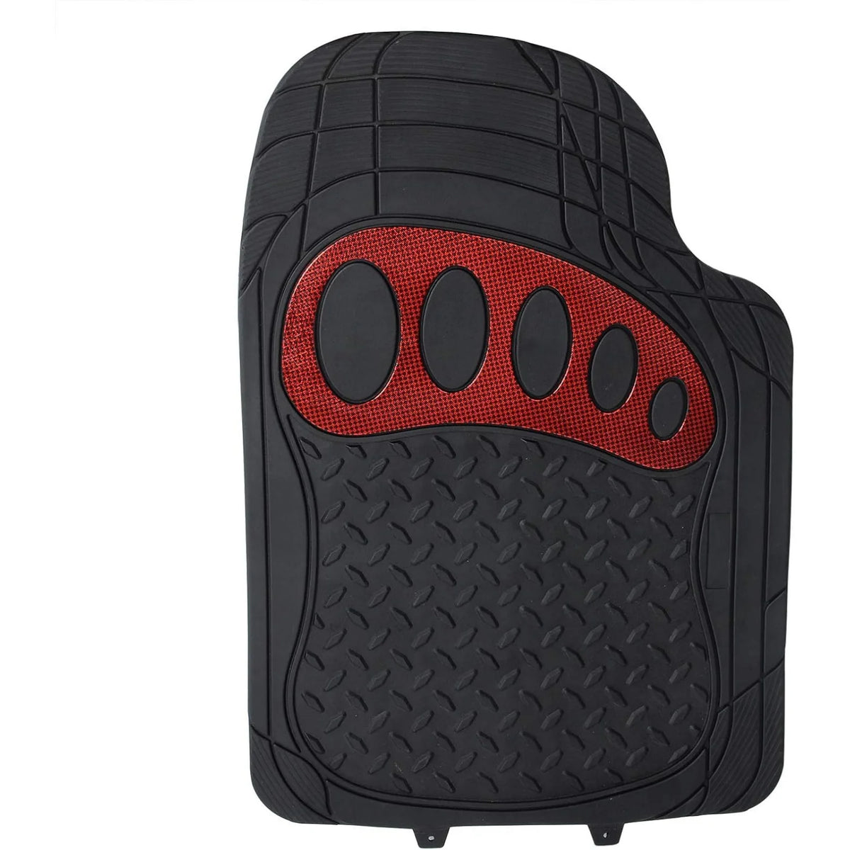 Universal 4PCS Rubber Car Mats Floor Mats Carpet Waterproof Non-Slip