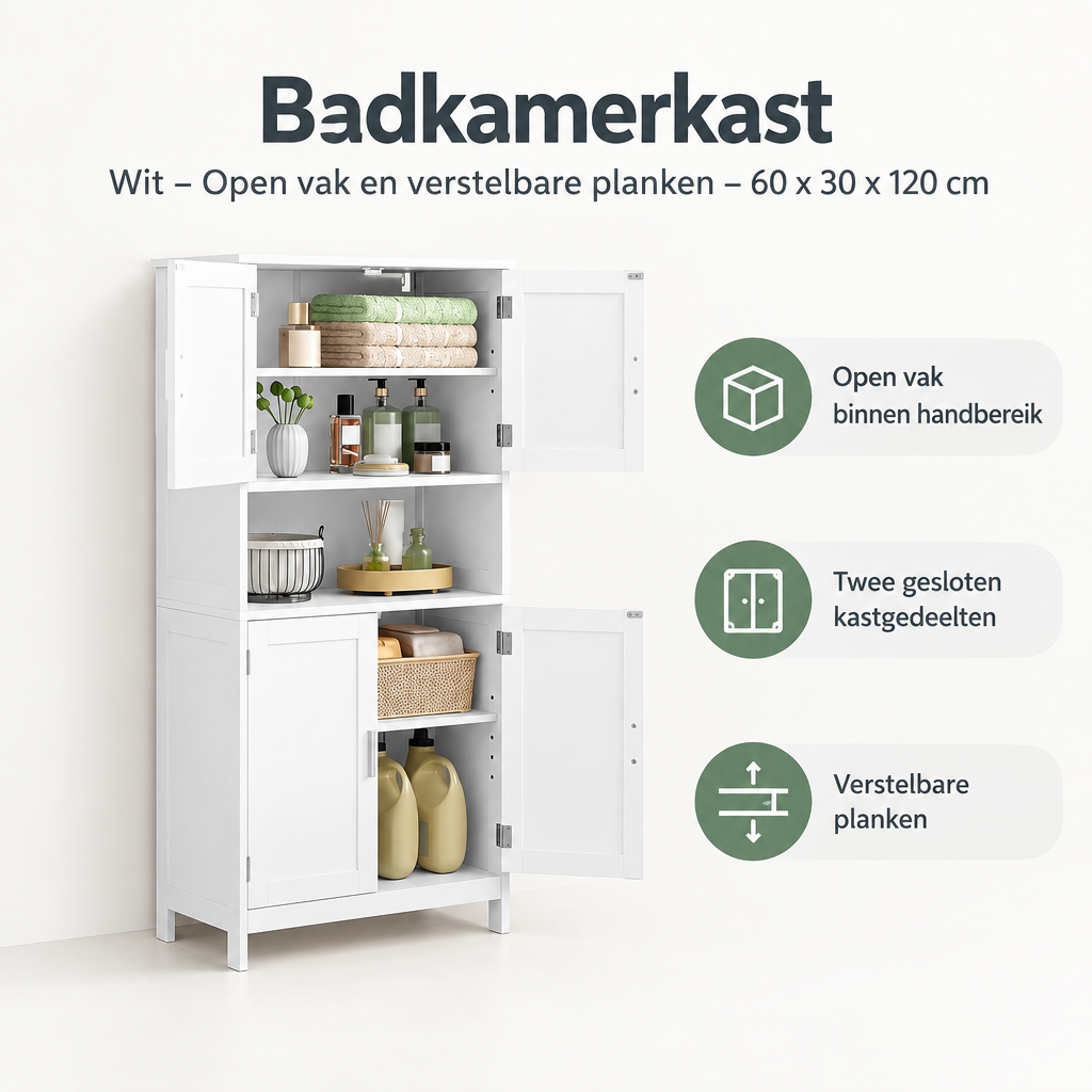Belangrijkste voordelen en eigenschappen van badkamerkast