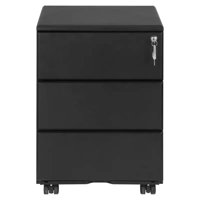 BukkitBow - Archiefkast met Slot - Opbergruimte met 3 Lades