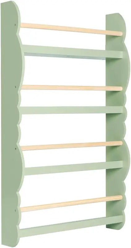 Houten kinderboekenkast van BukkitBow met boekenplanken, geschikt voor kinderkamer, speelgoedkast en boekenrek voor kinderen.
