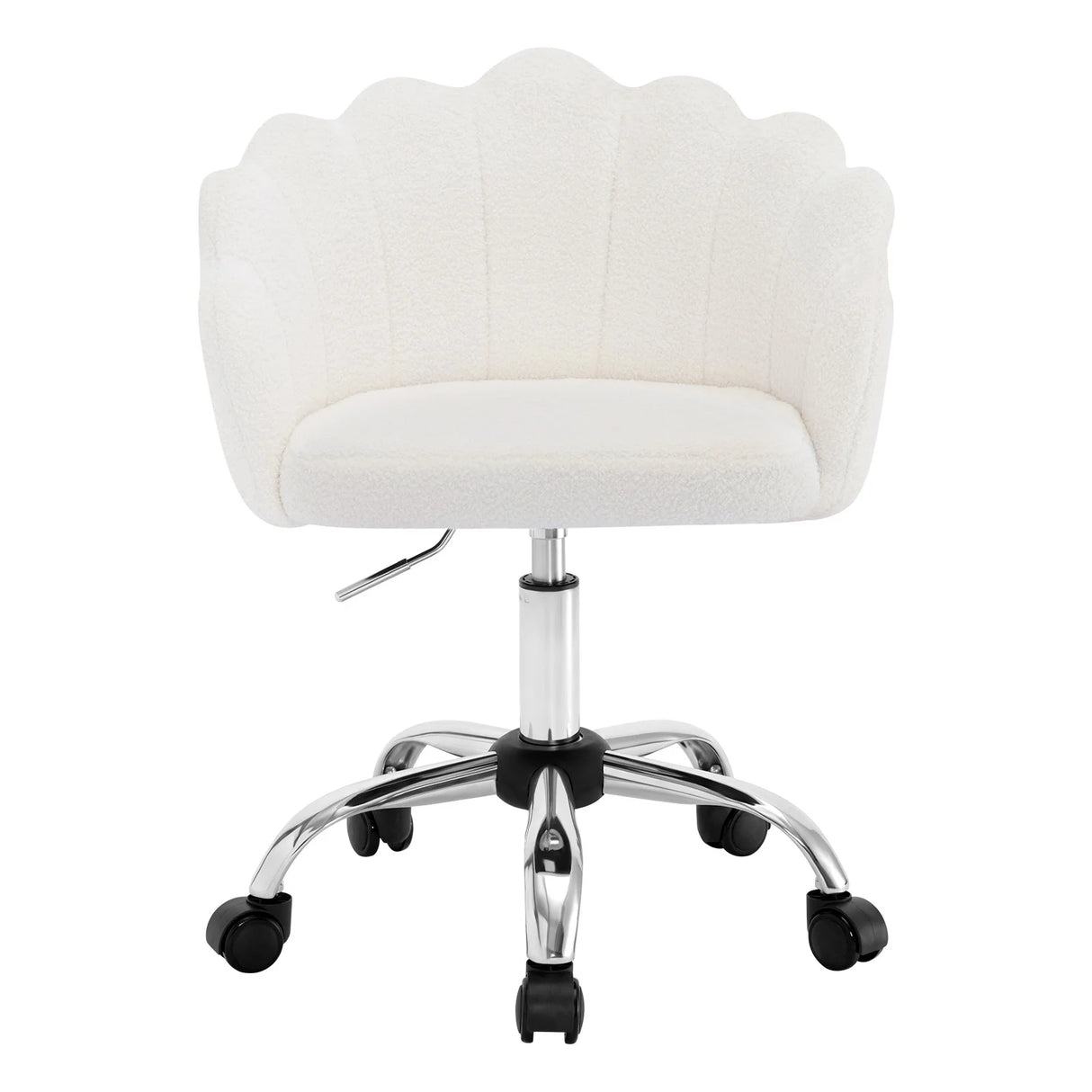 BukkitBow bureaustoel van stof met verstelbare functies en lendensteun voor comfort en ergonomisch zitplezier.
