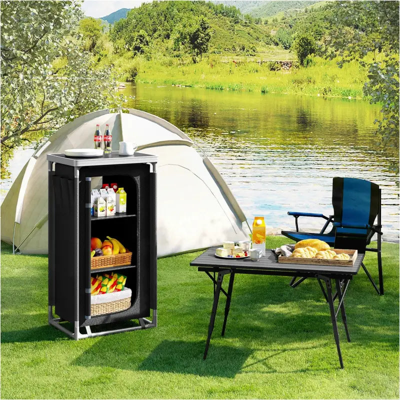 BukkitBow - Campingtafel - Oxford Doek en Aluminium