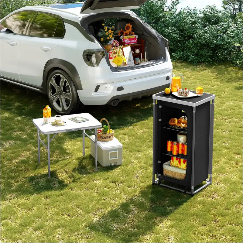 BukkitBow - Campingtafel - Oxford Doek en Aluminium