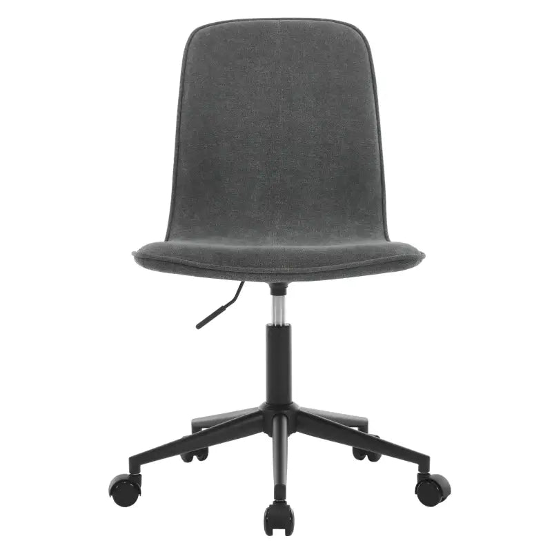 BukkitBow comfortabele bureaustoel met zachte badstof bekleding, verstelbare hoogte en ergonomisch design voor optimaal comfort