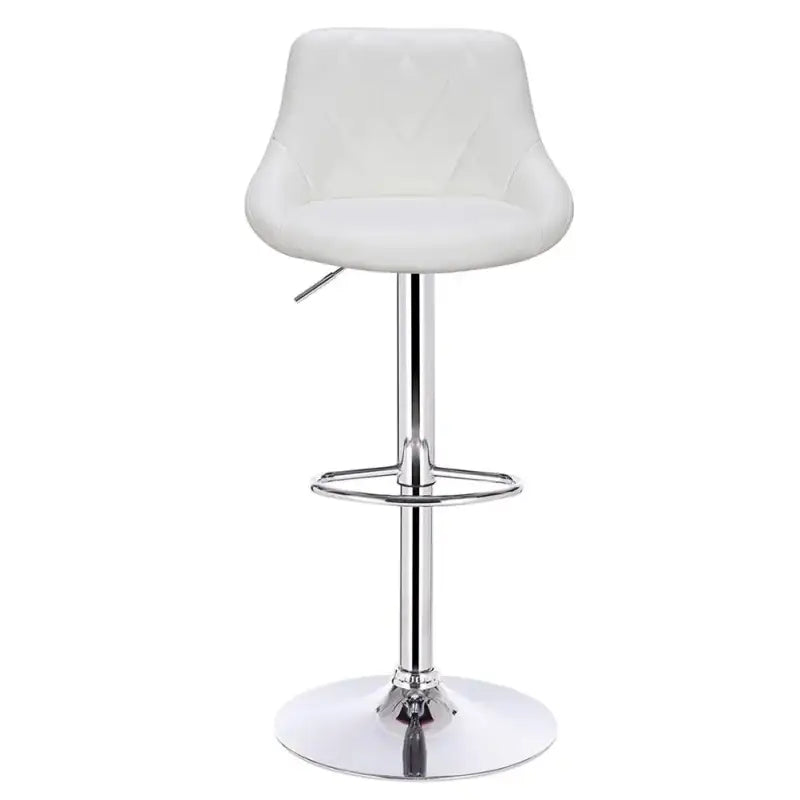 BukkitBow industriële velvet barkruk met rugleuning en verstelbare zithoogte van 60-82cm, zachte velvet bekleding en metalen frame