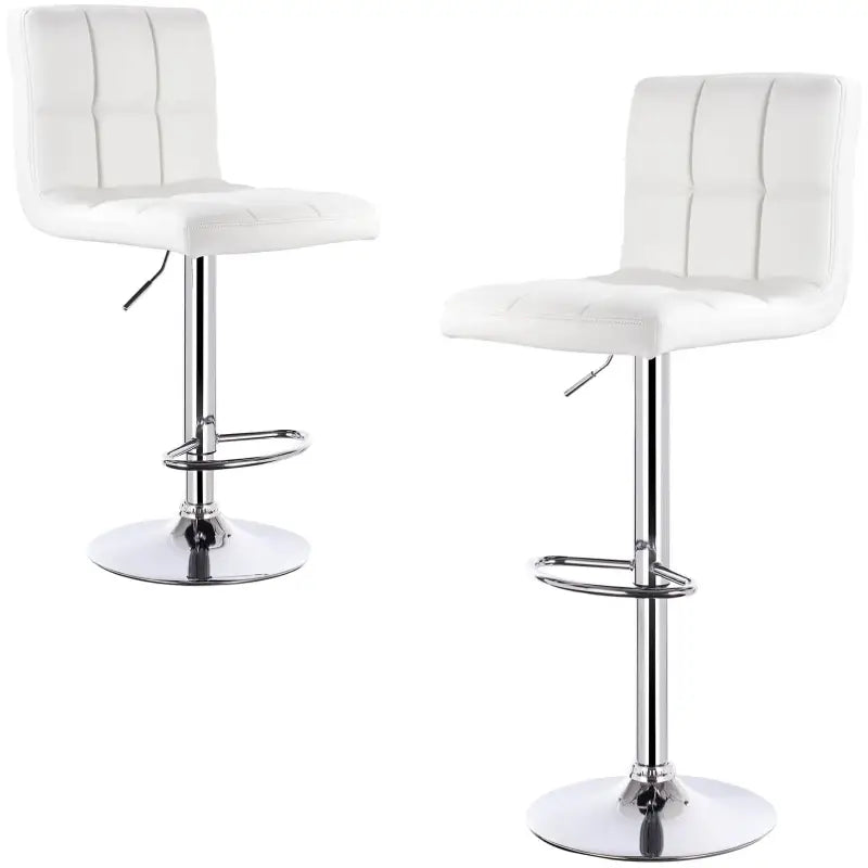 BukkitBow leren barkruk met metalen frame, ergonomisch ontwerp, rugleuning, verstelbaar en draaibaar, zithoogte 60-82 cm.