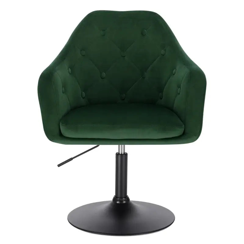 BukkitBow luxe barkruk relaxstoel met kunstleer of fluweel, verstelbaar en draaibaar, stalen frame, zithoogte 46,5-62,5 cm.