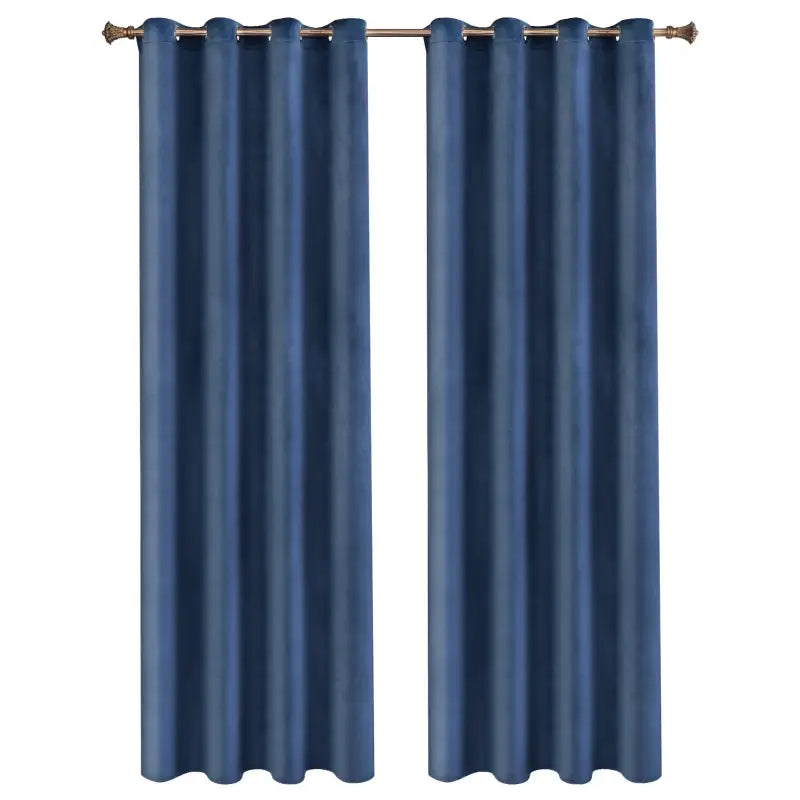 Luxe verduisteringsgordijn van BukkitBow, dubbel geweven fluweel, 140cm breed, in verschillende lengtes, elegant en donker makend.