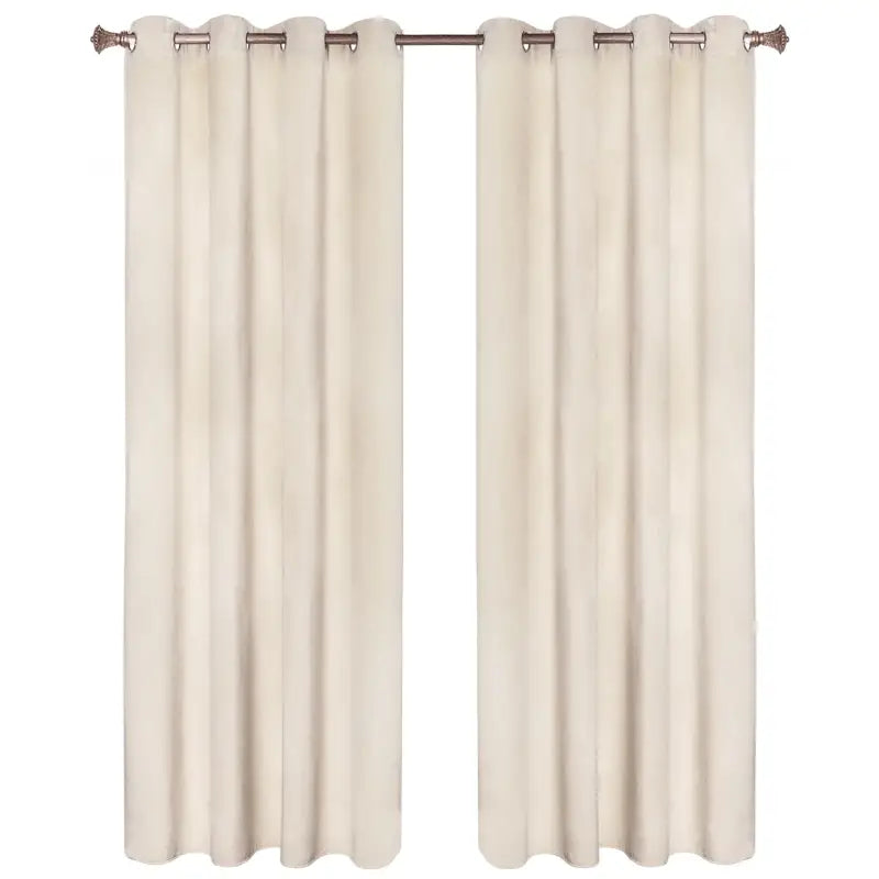 Luxe fluwelen verduisteringsgordijn van BukkitBow, dubbel geweven, 140cm breed, in verschillende lengtes, zacht en elegant.