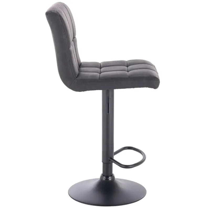 BukkitBow moderne barkruk met kunstlederen zitting, metalen frame, verstelbaar en 360° draaibaar, ergonomisch en stevig.