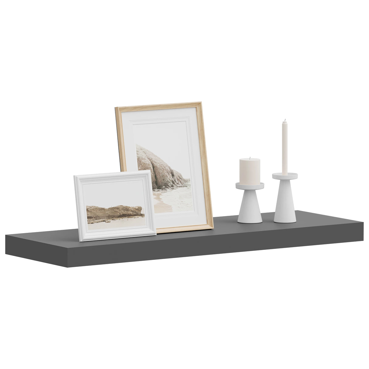 BukkitBow - Moderne Zwevende Wandplank met Onzichtbare Bevestiging