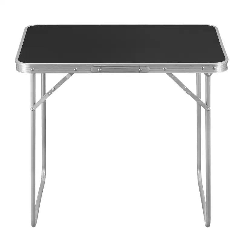 BukkitBow opvouwbare campingtafel met ijzeren buizen, aluminium legering en MDF blad, lichtgewicht en draagbaar, 70x60x50cm