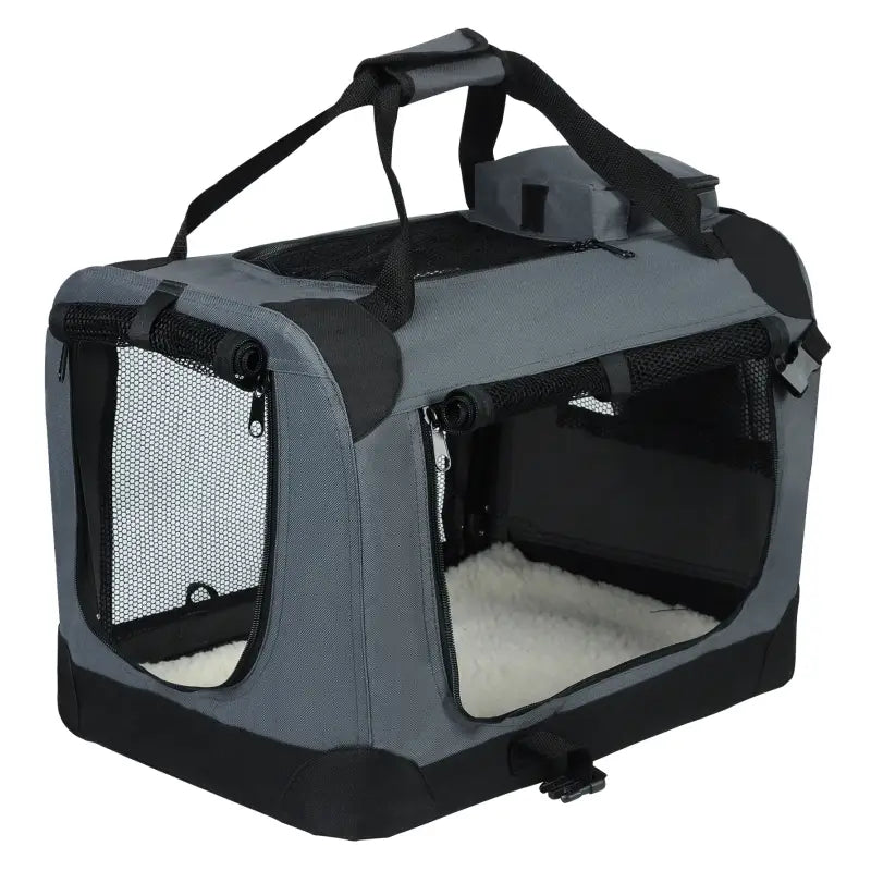 BukkitBow opvouwbare huisdieren draagtas van sterk Oxford stof met ventilatie voor honden en katten, in verschillende maten.
