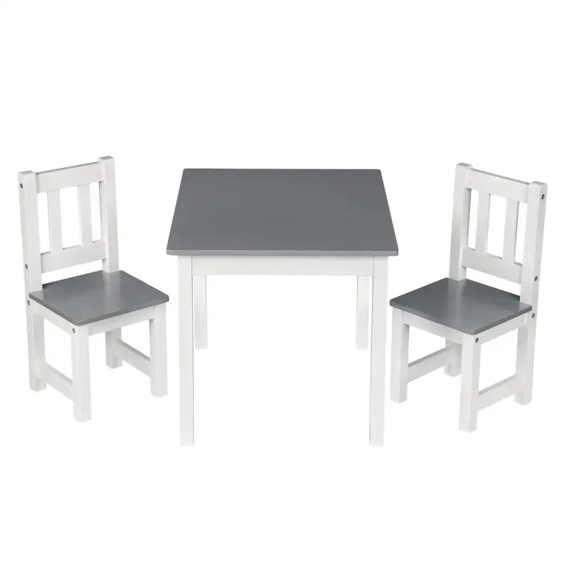 BukkitBow kindertafel met stoelen, compact ontwerp, veilige en stevige tafel van 60x50x48cm met kleurrijke stoelen voor kinderen