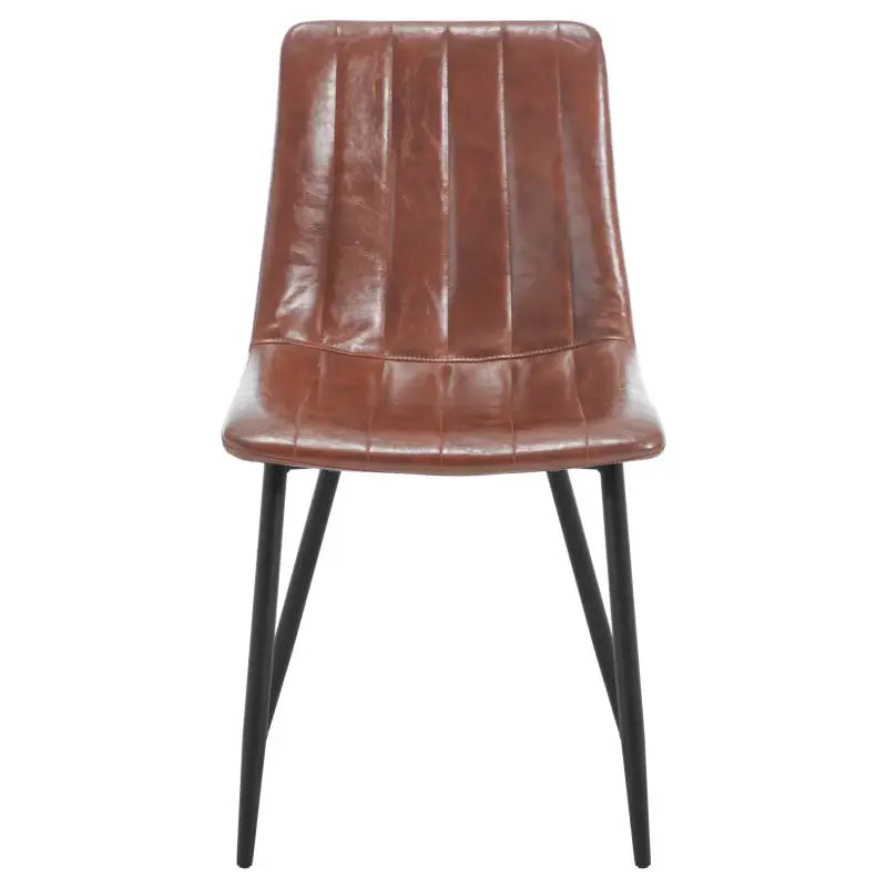 Set van 4 BukkitBow eetkamerstoelen met fluweel of leer, metalen poten en ergonomisch Scandinavisch design.