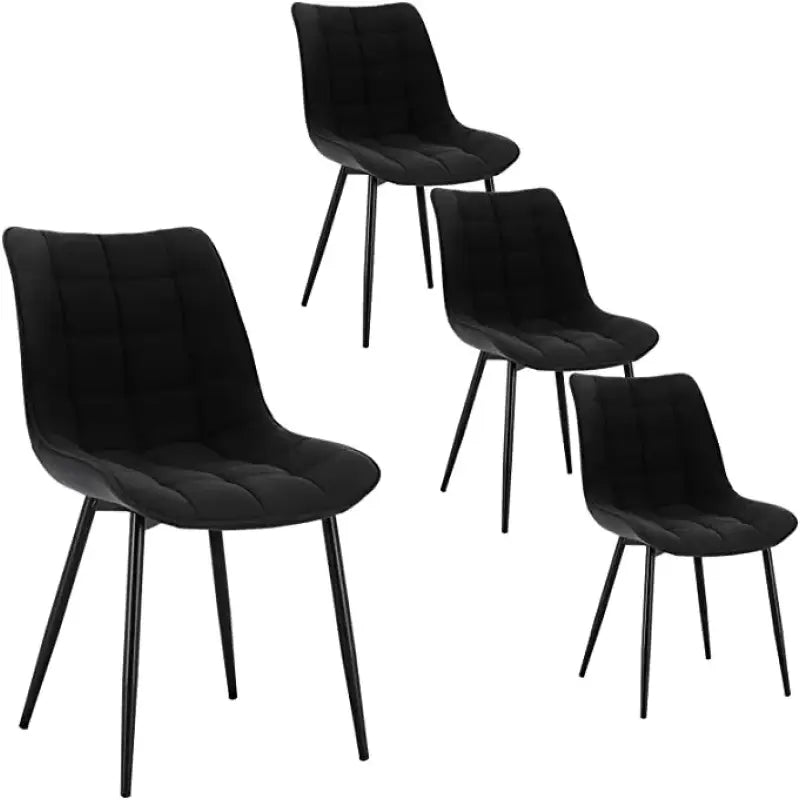 BukkitBow eetkamerstoel met metalen poten, kunstleren, fluwelen en linnen bekleding, afmetingen 85,5x46,5x40,5cm, max 100kg.