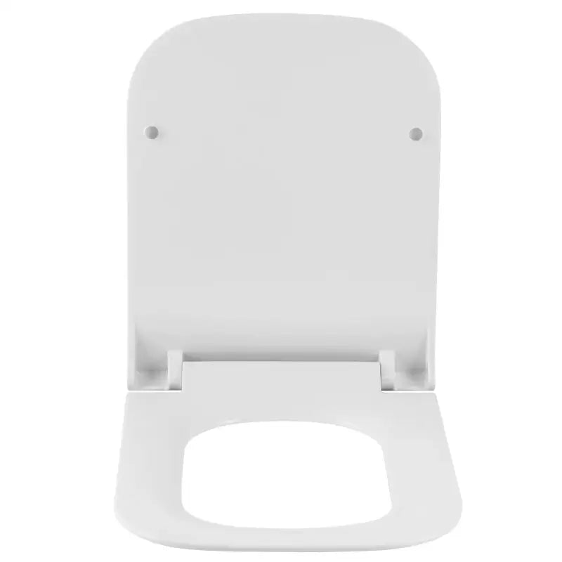 BukkitBow toiletbril met softclose, vierkante antbacteriële toiletzitting, luxe en hygiënisch design voor comfortabele badkamer.