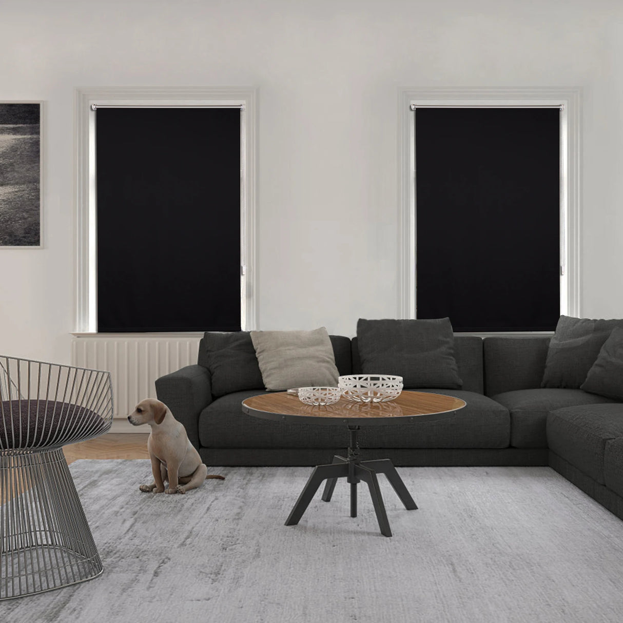 BukkitBow verduisterend thermo rolgordijn zonder boren, zonwerend en ideaal voor verduistering in de kamer