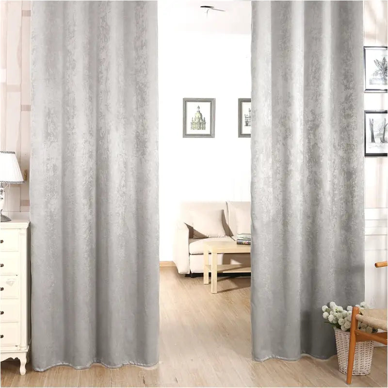 BukkitBow verduisterende gordijnen van 100% polyester met damast look, dik en isolerend, set van 2 in verschillende maten.