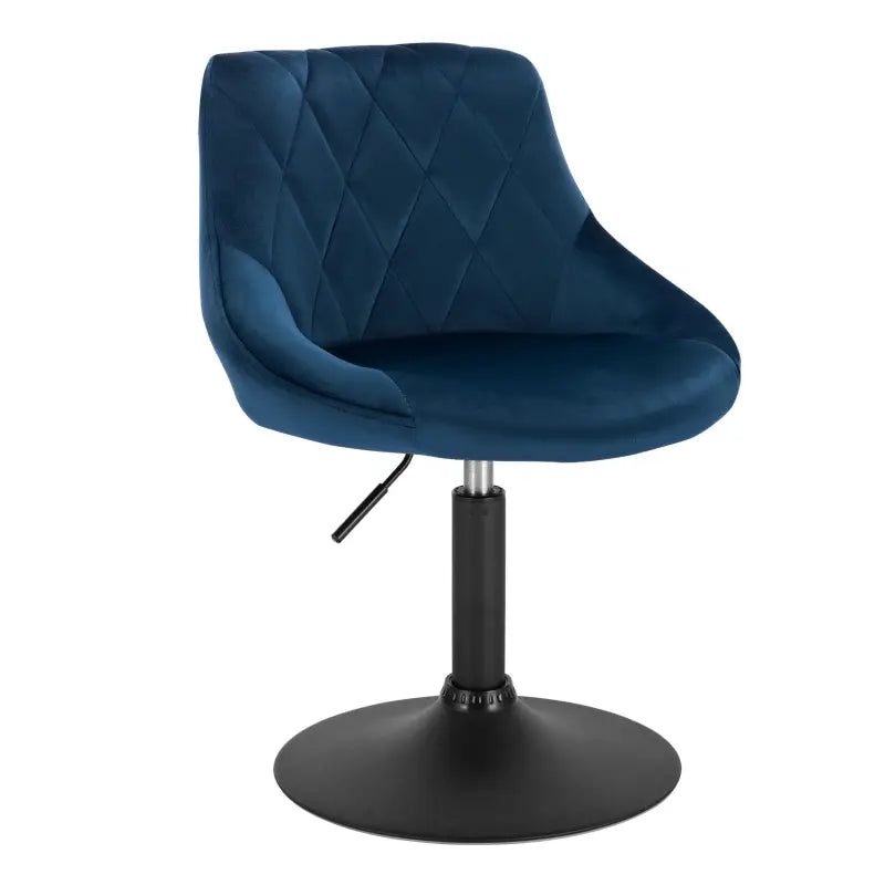 BukkitBow verstelbare barkruk met fluwelen zitting, metalen frame en ergonomische rugleuning, zithoogte 42-58 cm.
