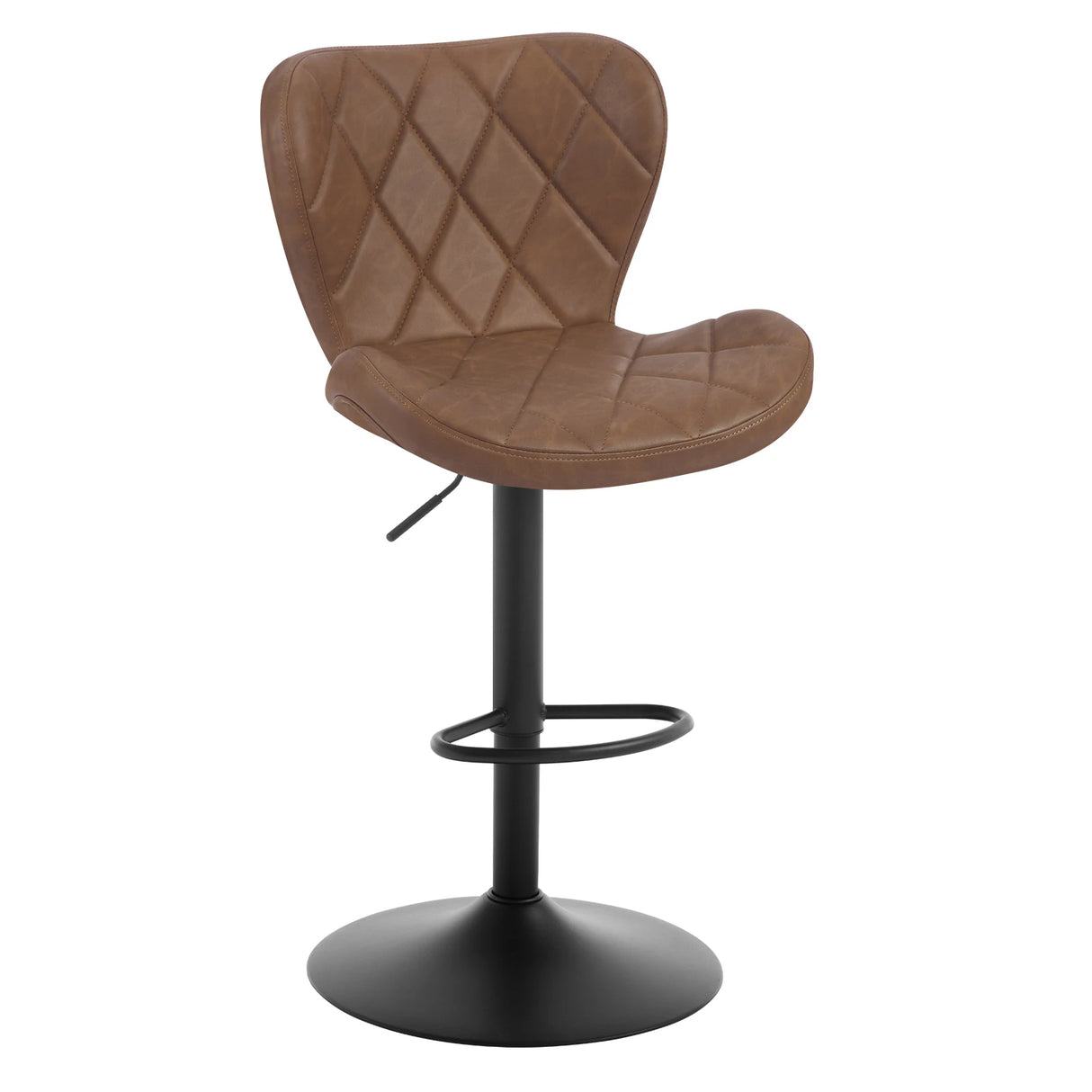 Velvet barkruk van BukkitBow met rugleuning, voetsteun en 360° draaibaar ontwerp, comfortabele barstoel voor in de keuken of bar