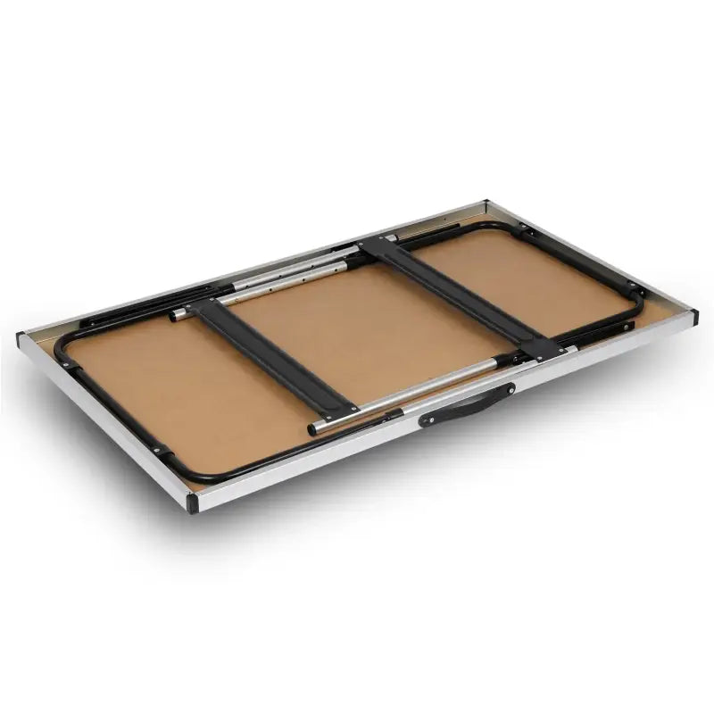 BukkitBow verstelbare campingtafel met 30kg draagvermogen, lichtgewicht en opvouwbaar, 100x73-94x60cm, ideaal voor kampeertrippen