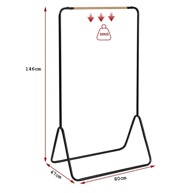 BukkitBow - Kledingrek met Topstang - Ruimtebesparend