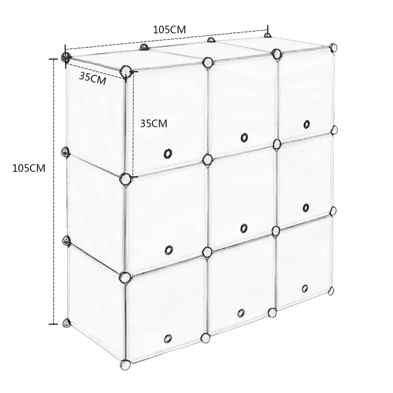 BukkitBow - Modulaire Opbergkast - Ook Geschikt