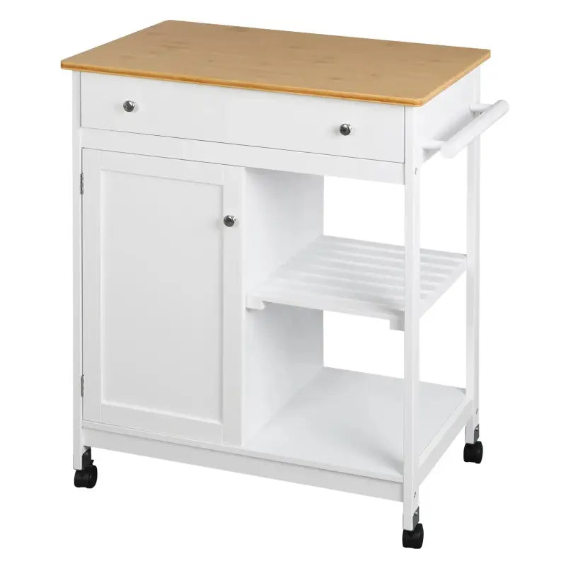 BukkitBow - Multifunctionele Keukentrolley met Bamboe