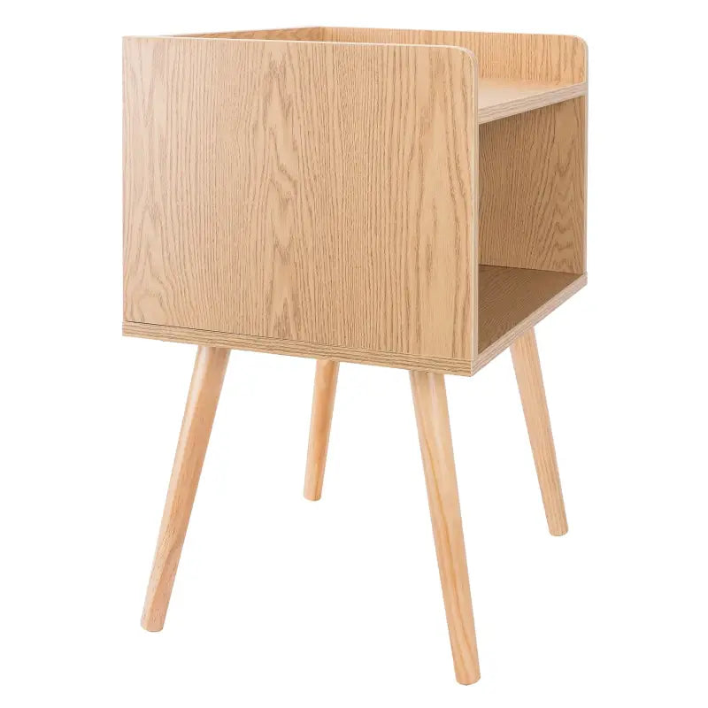 BukkitBow - Nachtkastje - MDF en Massief Hout - Licht