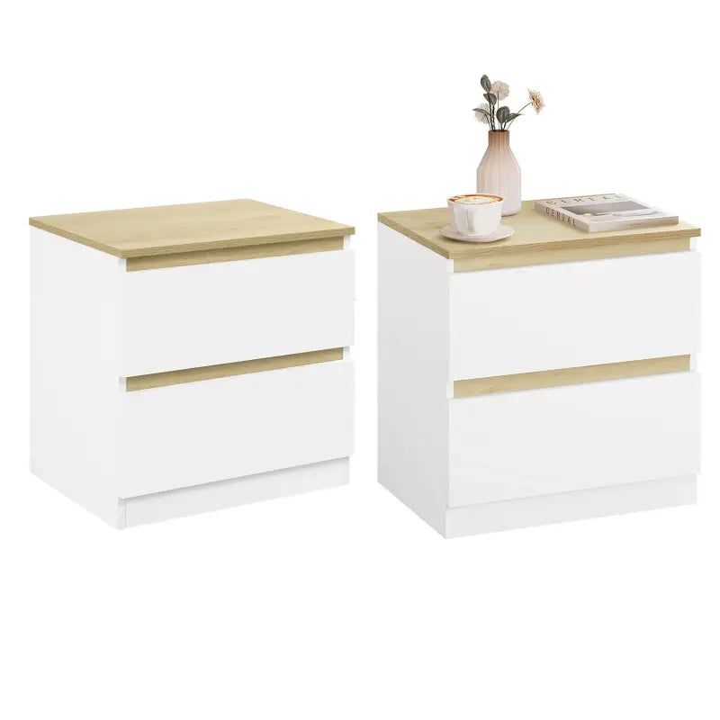 BukkitBow - Nachtkastje met 2 Lades - Stevig Materiaal