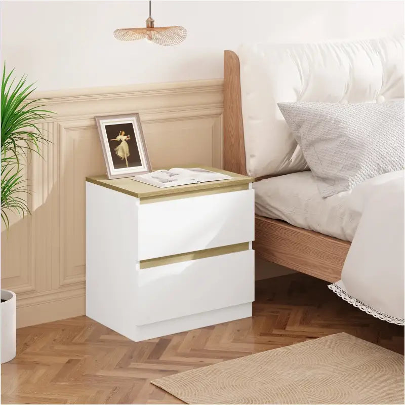 BukkitBow - Nachtkastje met 2 Lades - Stevig Materiaal