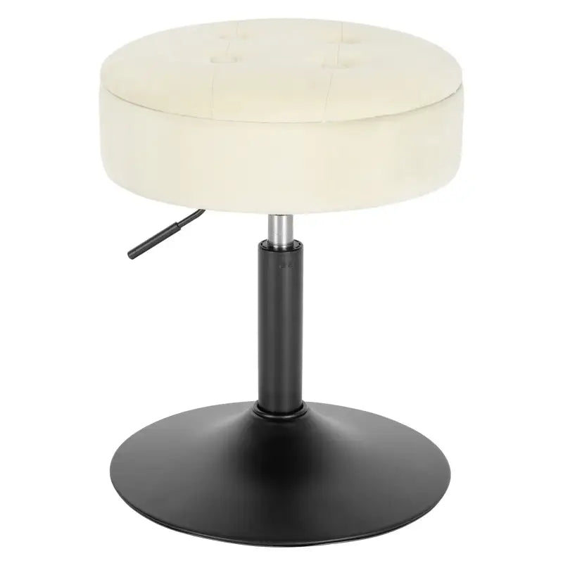 BukkitBow - Verstelbare Barkruk Fluweel - Metalen Onderstel