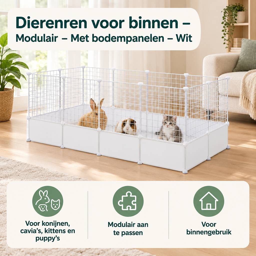 Praktische toepassing en keuzehulp voor dierenren voor binnen