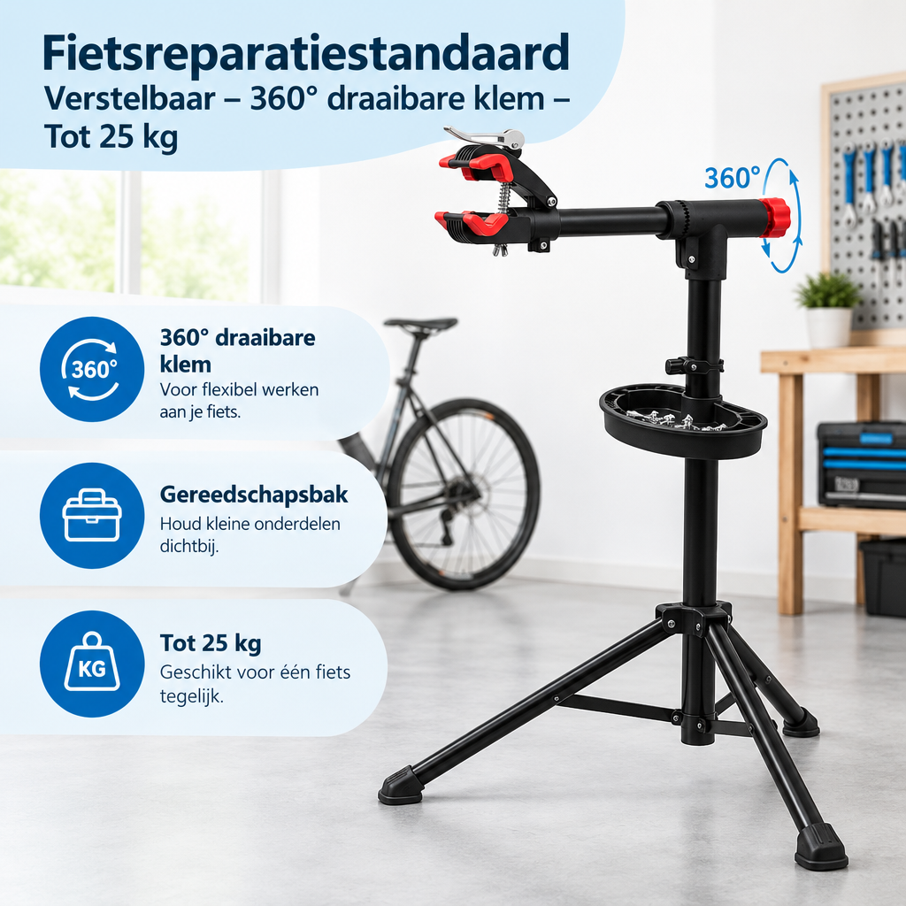 Praktische toepassing en keuzehulp voor fietsreparatiestandaard