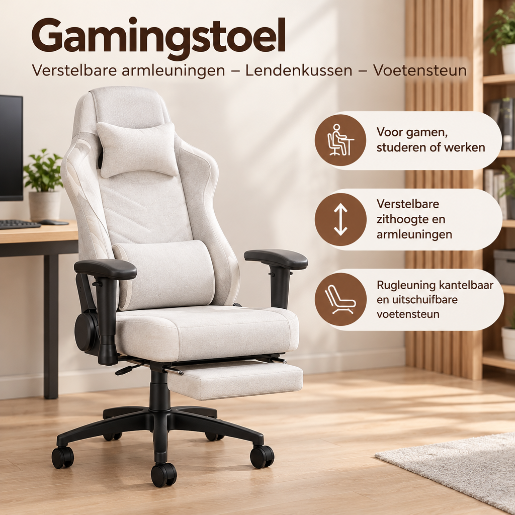 Praktische toepassing en keuzehulp voor gamingstoel