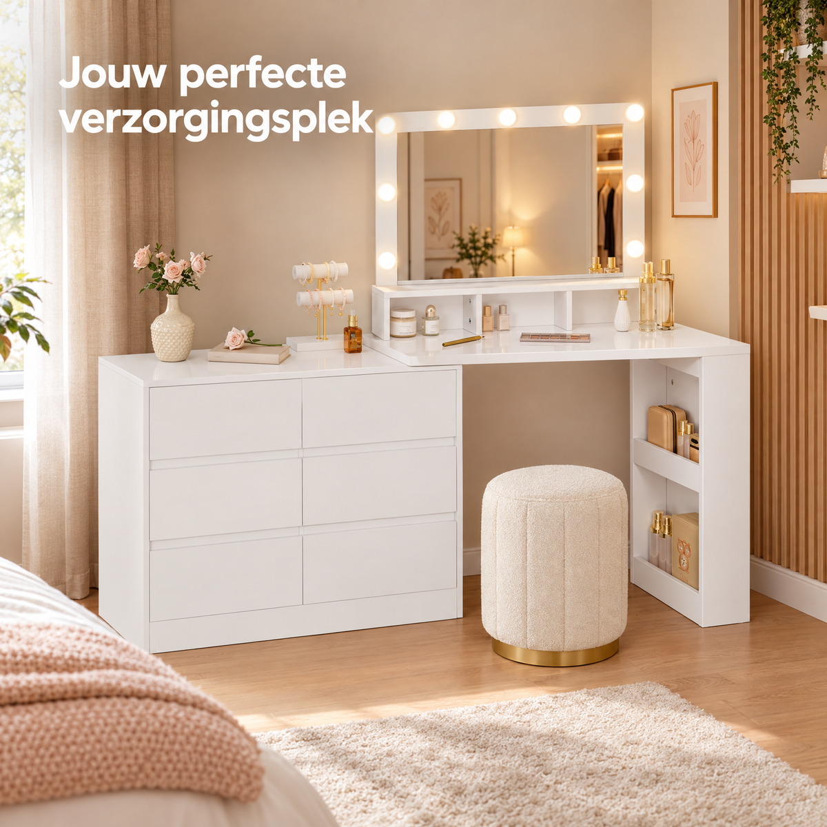 hoekkaptafel in gebruik in een passende praktijksituatie
