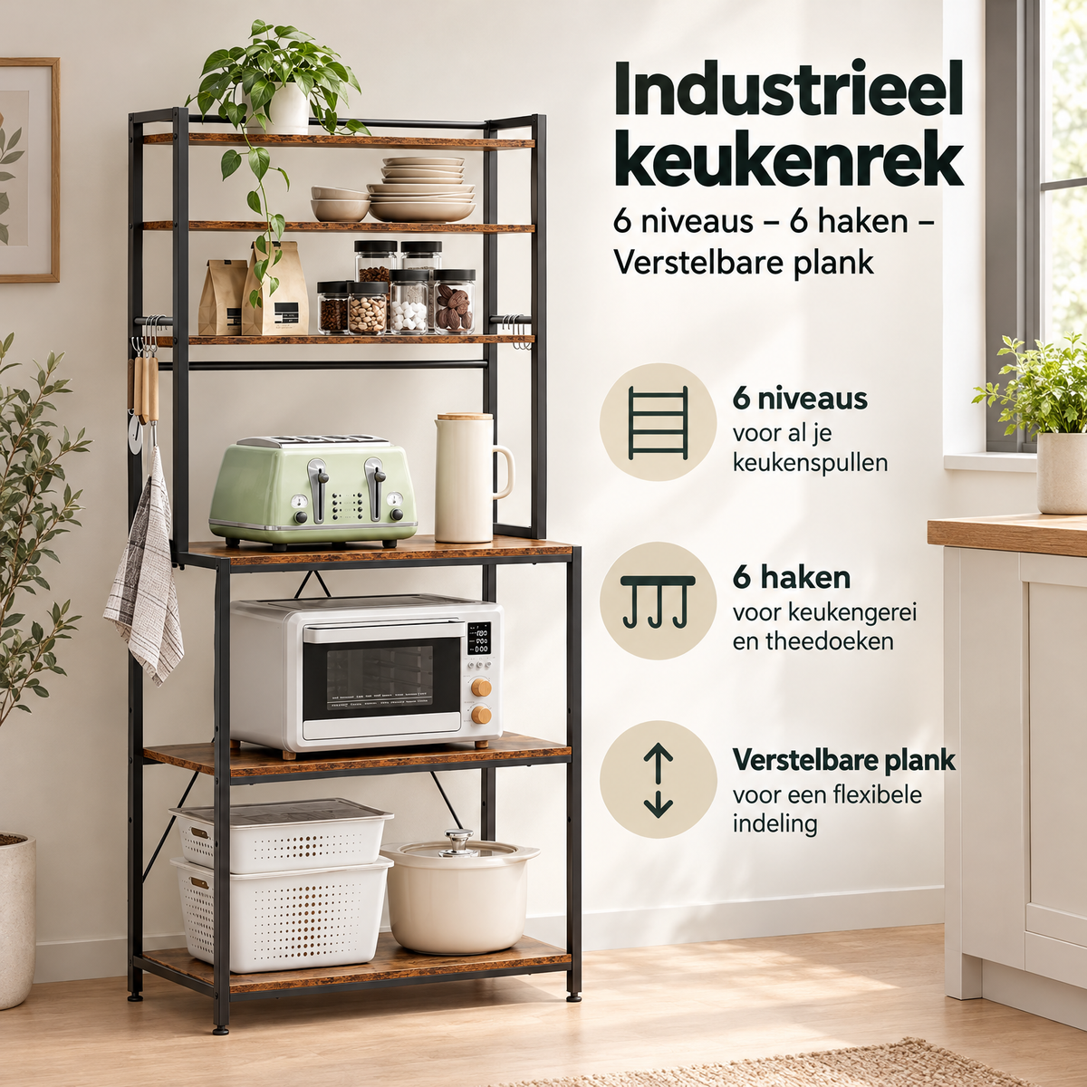 Praktische toepassing en keuzehulp voor industrieel keukenrek