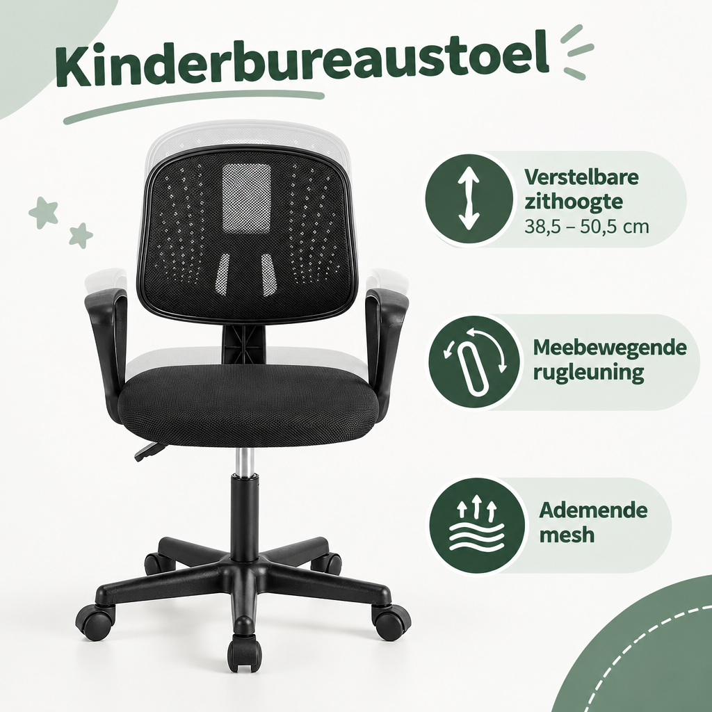 Belangrijkste voordelen en eigenschappen van kinderbureaustoel