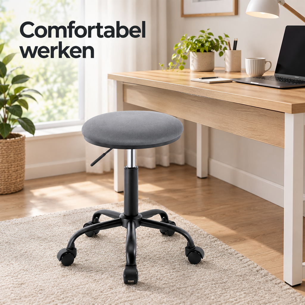 kruk op wielen in gebruik in een passende praktijksituatie