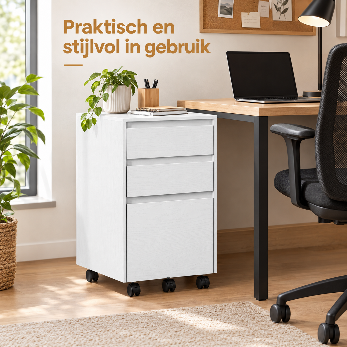 ladeblok op wielen in gebruik in een passende praktijksituatie