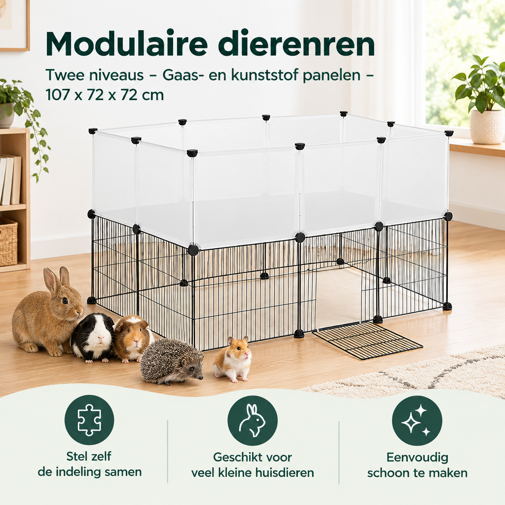 Praktische toepassing en keuzehulp voor modulaire dierenren