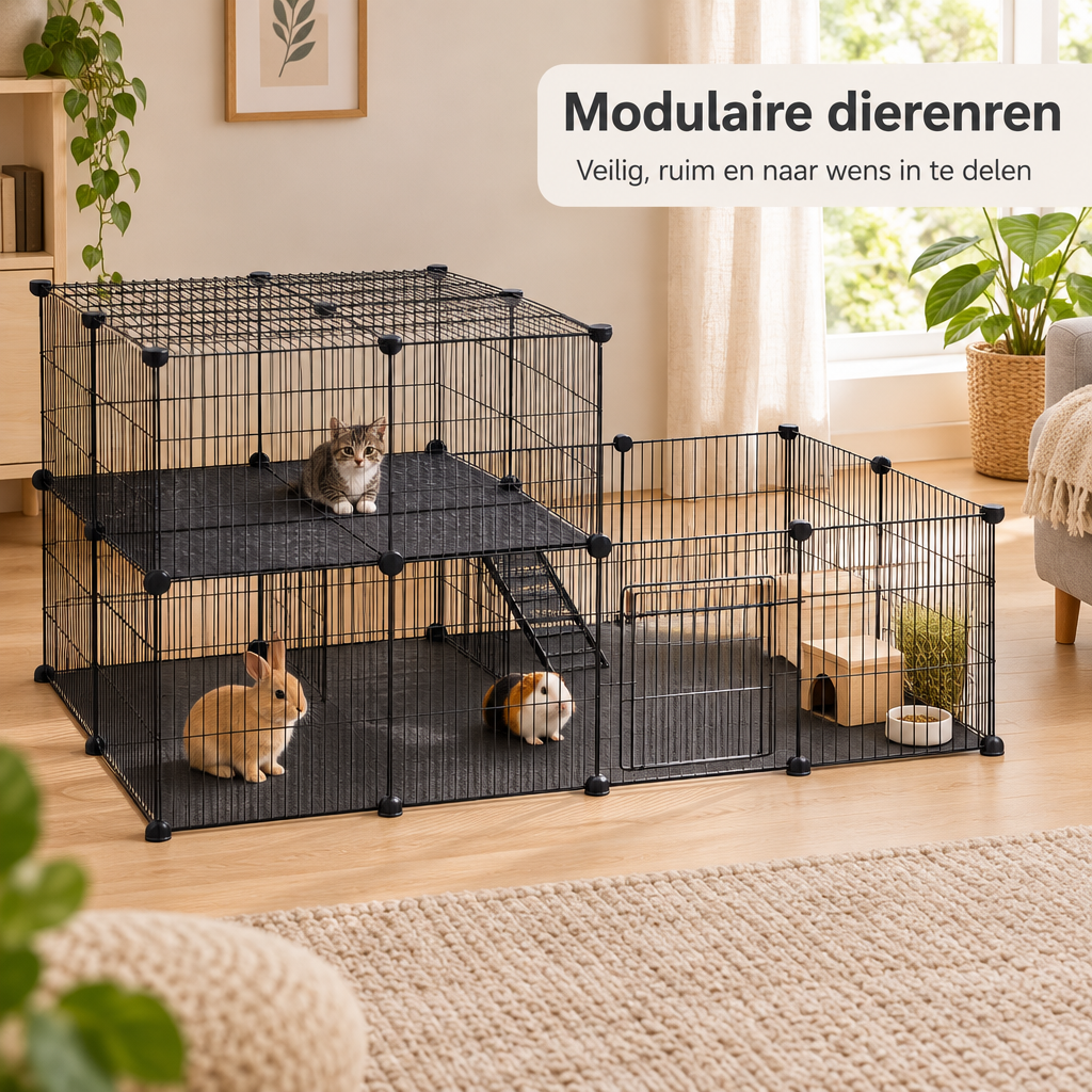 modulaire dierenren in gebruik in een passende praktijksituatie